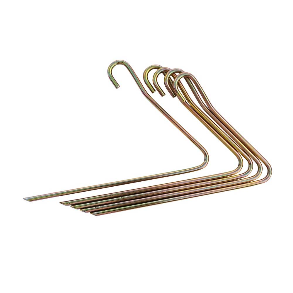 POS_225-071 Tent Peg V-Shape 200x5mm  Spring Steel (5-Pack) - Image 1