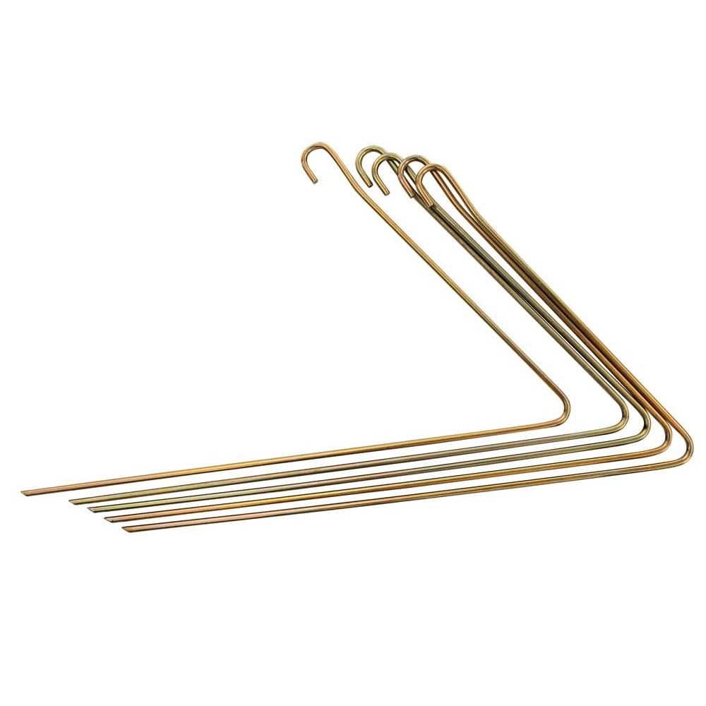 POS_225-073 Tent Peg V-Shape 400x5mm  Spring Steel (5-Pack) - Image 1