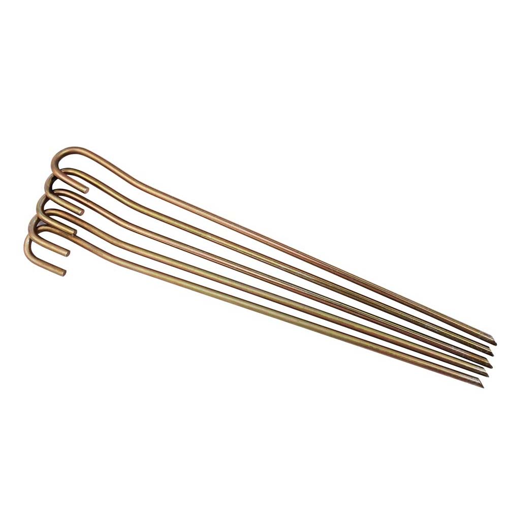 POS_225-078 Tent Peg Straight 250x5mm  Spring Steel (5-Pack) - Image 1