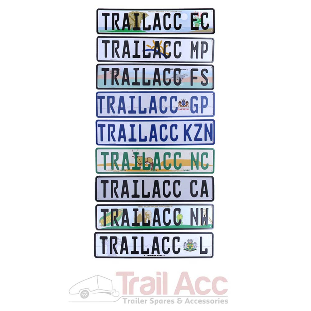 POS_KZN440SET Numberplate SET 440x120mm KZN - Image 1