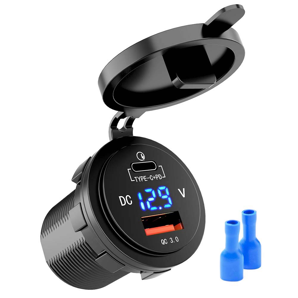 POS_LUMENO275 Lumeno Q3 Charger - Volt Meter/ C-Type - Image 1