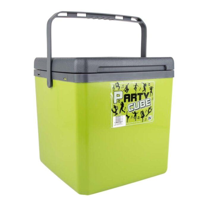 Cooler Box Party Cube 25L Lime - Image 1