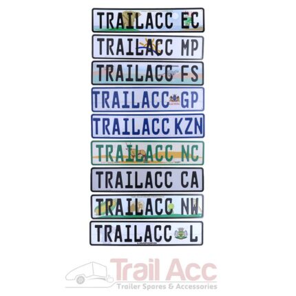 Numberplate SET 440x120mm Western Province