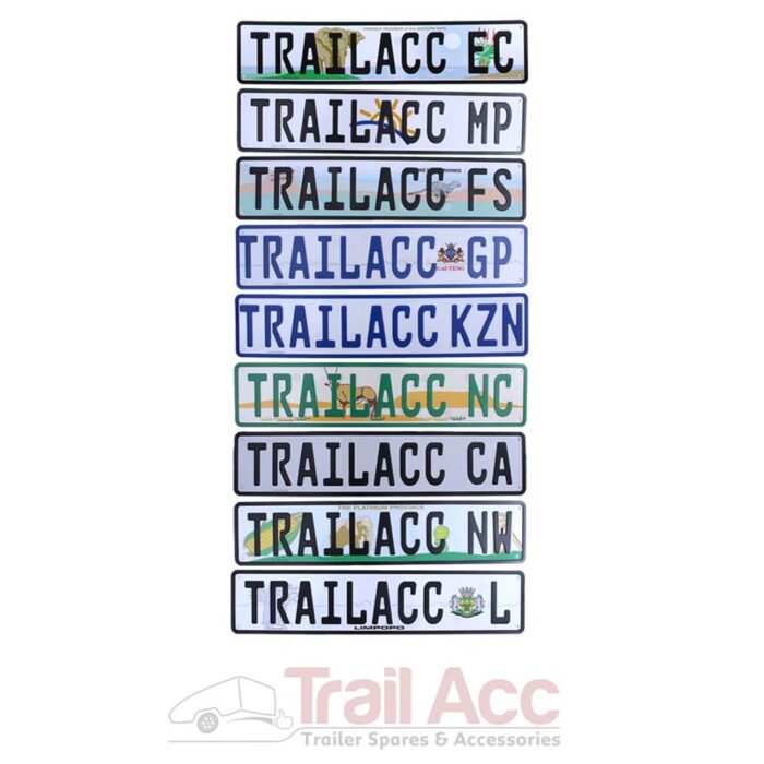 Numberplate SET 440x120mm Western Province - Image 1