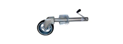 Jockey Wheel 57mm Single H.Duty Swivel